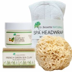 Natural Vegan Facial Skincare Kit by Dr. Bessette Naturals